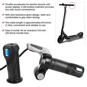 Комплект дроссельной заслонки 36В 1000Вт для велосипеда