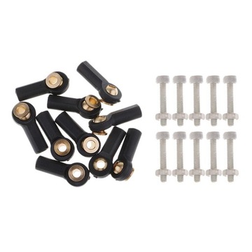 10 sztuk 20mm M3 głowica kulowa uchwyt na drążek osiowy