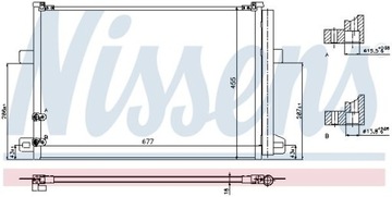 CHLADIČ KLIMATIZACE NISSENS 940225