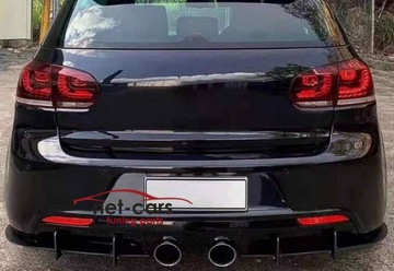 ДИФФУЗОР СПЛИТЕР VW GOLF 6 R20 LINE GT GTI