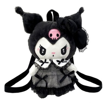 PLECAK PLUSZOWY KUROMI HELLO KITTY MELODY PLUSZOWA TORBA PLECACZEK ANIME
