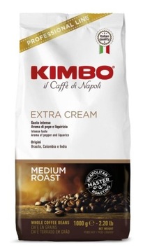 Кофе Kimbo Espresso Bar Extra Cream в зернах 1кг