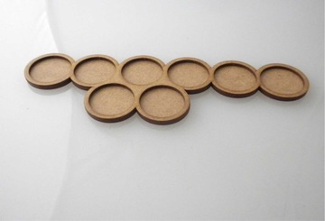 Movement Tray 25x8 mm / Trays MDF , tacka 1 szt.