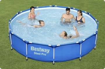 BASEN STELAŻOWY BESTWAY 305x76CM MATA POKRYWA 19w1