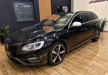 Volvo V60 I Kombi Facelifting 2.0 D4 DRIVE-E 190KM 2018 Volvo V60 R-Design D4 190KM skora BEZWYPADKOWY automat gwarancja, zdjęcie 11