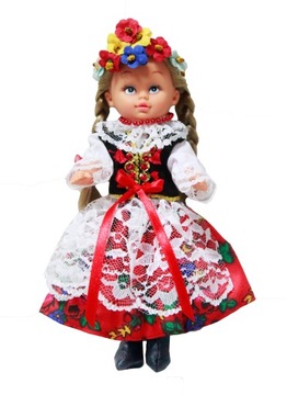 Lalka Krakowianka Kraków Polski Prezent 22 cm