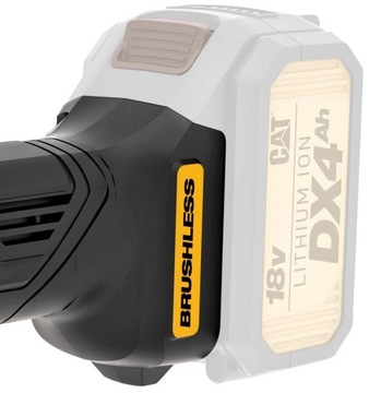 Аккумуляторная орбитальная шлифовальная машина CAT DX41B, 18 В + 14 аксессуаров