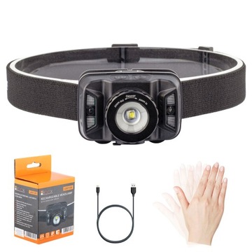 LATARKA CZOŁOWA CZOŁÓWKA 3LED ZOOOM CREE XM-L T6