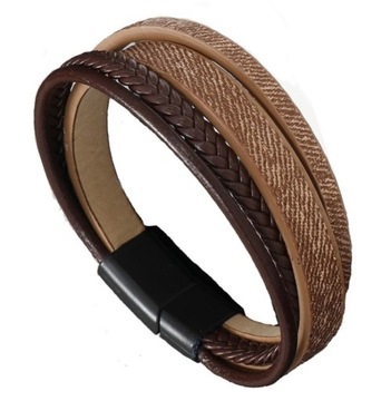 МУЖСКОЙ КОЖАНЫЙ РЕМЕШОК БРАСЛЕТ