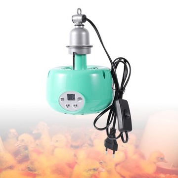 Регулируемая лампа для обогрева домашних животных, теплый свет, обогреватель 300 Вт для