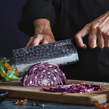 Нож Damascus Nakiri 32 см, дамасская сталь