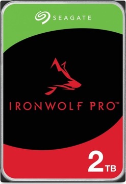 SEAGATE Dysk IronWolfPro 2TB 3.5 256MB ST2000NT001