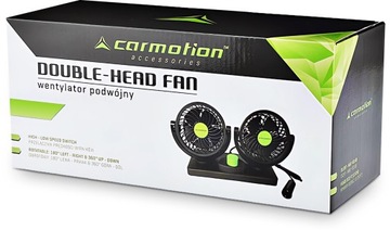 Мощный автомобильный вентилятор 12 В, двойной вентилятор для выдувания прикуривателя