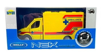 WELLY MERCEDES-BENZ SPRINTER KARETKA 1:34 NOWY