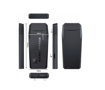 Мини-консоль в стиле ретро для ТВ-игр + эмулятор видеоигр 20000 + 2 HDMI-накладки