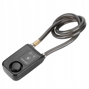 ВЕЛОСИПЕДНЫЙ ЗАМОК ТРОСОВОЙ ЗАМОК С СИГНАЛИЗАЦИЯМИ 80 СМ