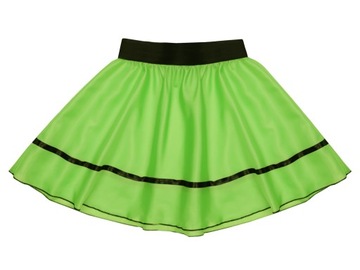 SPÓDNICZKA NA GUMCE STRÓJ ZIELONA 34cm