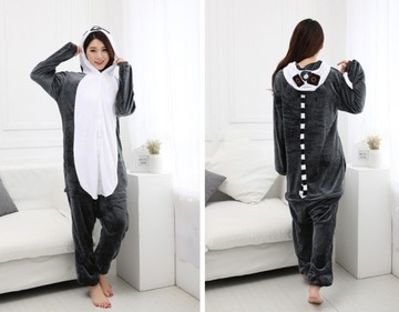 KOMBINEZON ONESIE PIŻAMA DRES STRÓJ LEMUR rozm. S