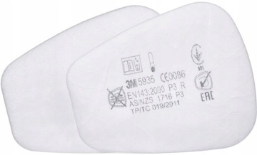 Маска P3 3M A1P3 6200 + 6051 и фильтры P3R 5935 FV