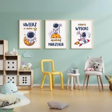 КАРТИНЫ ДЛЯ КОМНАТЫ МАЛЬЧИКА ПРОСТРАНСТВО КОСМОНАВТ МОТИВАЦИОННЫЕ ПОСТЕРЫ ДЛЯ ДЕТЕЙ