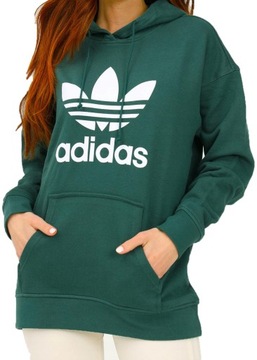 ADIDAS ЖЕНСКАЯ СПОРТИВНАЯ ФУТБОЛКА С КАПЮШОНОМ ADICOLOR TREFOIL ORIGINALS 32