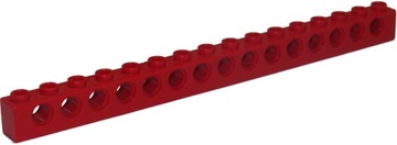 4You LEGO - Technic 3703 BELKA 1X16 WeDo CZERWONY