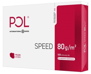 PAPIER KSERO POLSPEED A4 500 KARTEK 80G 1 RYZA