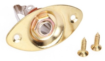 GNIAZDO JACK 6,3MM DO GITARY JEREMI MSP32 ZŁOTE