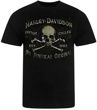 KOSZULKA MĘSKA NADRUK HARLEY DAVIDSON MOTOCYKLOWA PREZENT PREMIUM L, 5XL