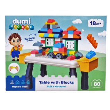 Конструкторы Dumi ПЕРВЫЕ КРУБКИ ДЛЯ МАЛЫШЕЙ МЯГКИЕ БЛОКИ 18М+