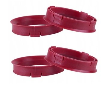 4x PIERŚCIENIE CENTRUJĄCE DO FELG 66,45 na 57,1 mm