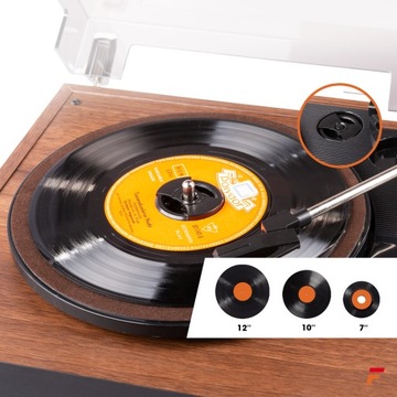 Проигрыватель Bluetooth Tower CD USB-рекордер + винил