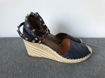 Valentino Garavani espadryle koturn 39