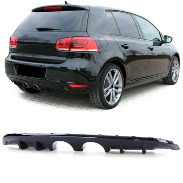 DIFUZOR SPOILER DOPLNĚNÍ VW GOLF 6 VI GTI GT R