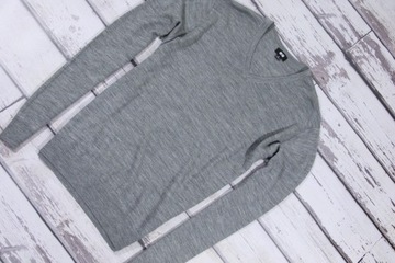 UNIQLO WOOL V-NECK CASUAL SWEATER MĘSKI SWETER 100% WEŁNA M