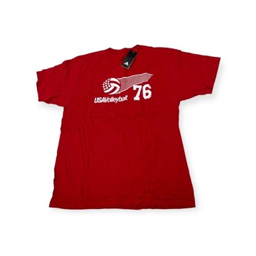 Koszulka T-shirt męski krótki rękaw Adidas 76 USA Volleyball XL