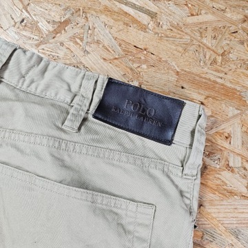 Spodnie Bawełniane Chinos RALPH LAUREN Casual Męskie Eleganckie 36x32