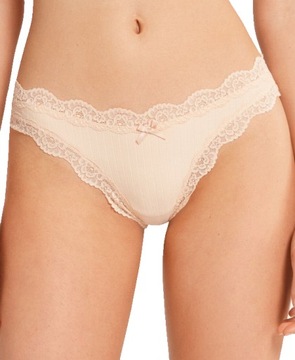 TEZENIS brazyliany prążek koronka S/36