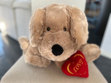 БОЛЬШАЯ ПЛЮШЕВАЯ СОБАКА С СЕРДЦЕМ-ТАЛИСМАН ДНЯ СВЯТОГО ВАЛЕНТИНА 50