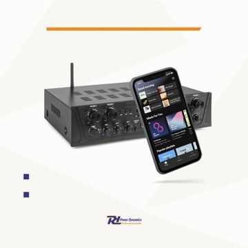 4-зонный усилитель 400 Вт BT USB FM для офисных помещений