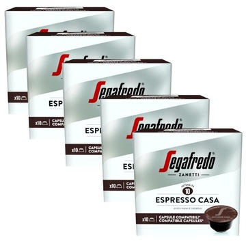 Kapsułki do Dolce Gusto Segafredo Espresso Casa zestaw 5x10 sztuk