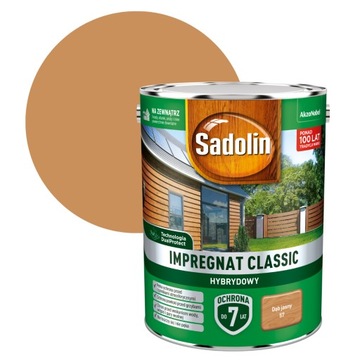 SADOLIN CLASSIC IMPREGNAT 0,75L DĄB JASNY
