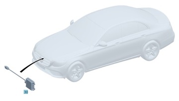 Moduł radaru Mercedes A0009007913 Distronic