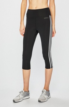 LEGGINSY getry sportowe ADIDAS 3-Stripes 3/4-Tight (DU2043) r. XS