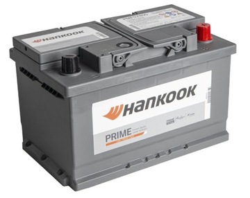 AKUMULATOR HANKOOK PRIME 74Ah 750A P+ AMPER
