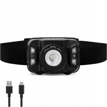 LATARKA CZOŁOWA CZOŁÓWKA BLACKHAWK PRO # 360lm USB