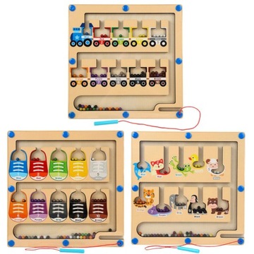 МАГНИТНАЯ ДОСКА МОЗАИКА ОБРАЗОВАТЕЛЬНАЯ ДЕРЕВЯННАЯ ПАЗЛ МОЗАИКА МОНТЕССОРИ