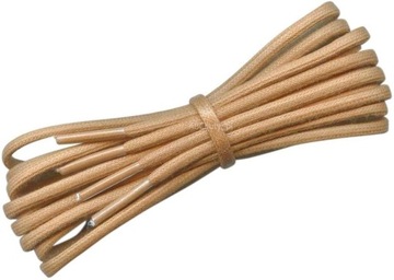 G15-87 BEŻOWE 3,5 mm WOSKOWANE SZNUROWADŁA 45 CM