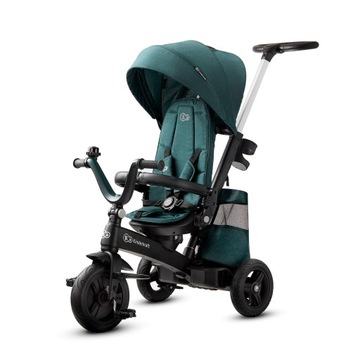 KINDERKRAFT EasyTwist obrotowy rowerek trójkołowy pchacz + akcesoria Green