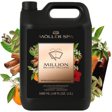 EKSKLUZYWNY LETNI PŁYN DO SPRYSKIWACZY SZYB 5L O ZAPACHU PERFUM ONE MILLION